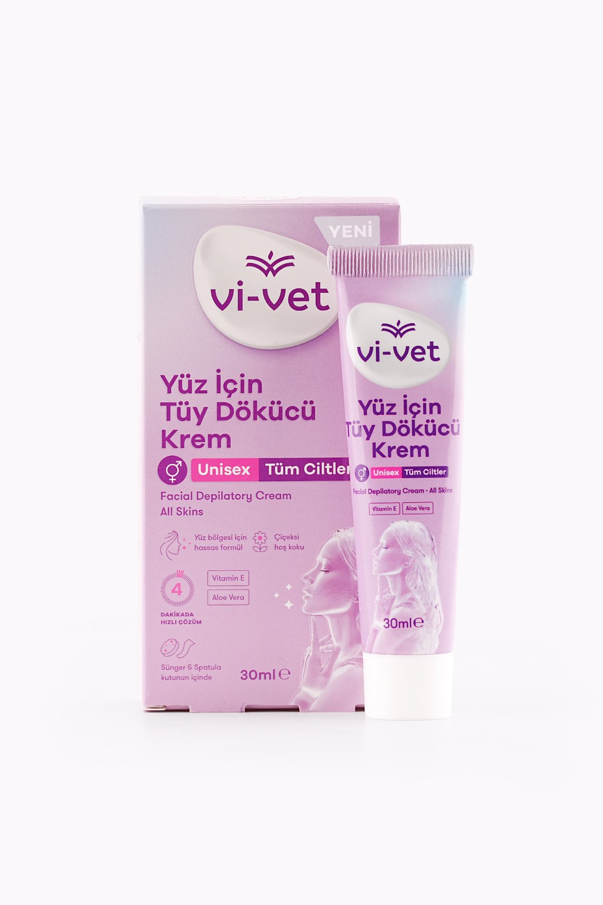 Yüz İçin Tüy Dökücü Krem